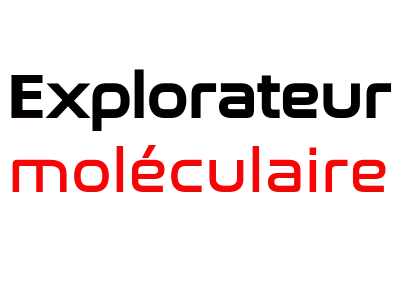 bouton de l'application d'exploration moléculaire