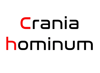 bouton de l'application de visualisation de crânes d'hominidés
